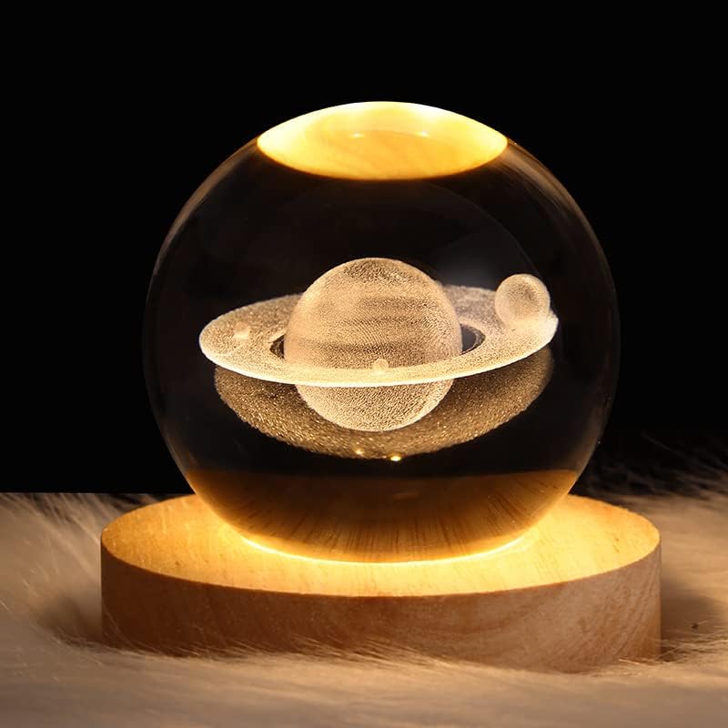 3D Night Moon Lamp Moon Light with Stand and USB Rechargeable Gift for Boy Girl Friends